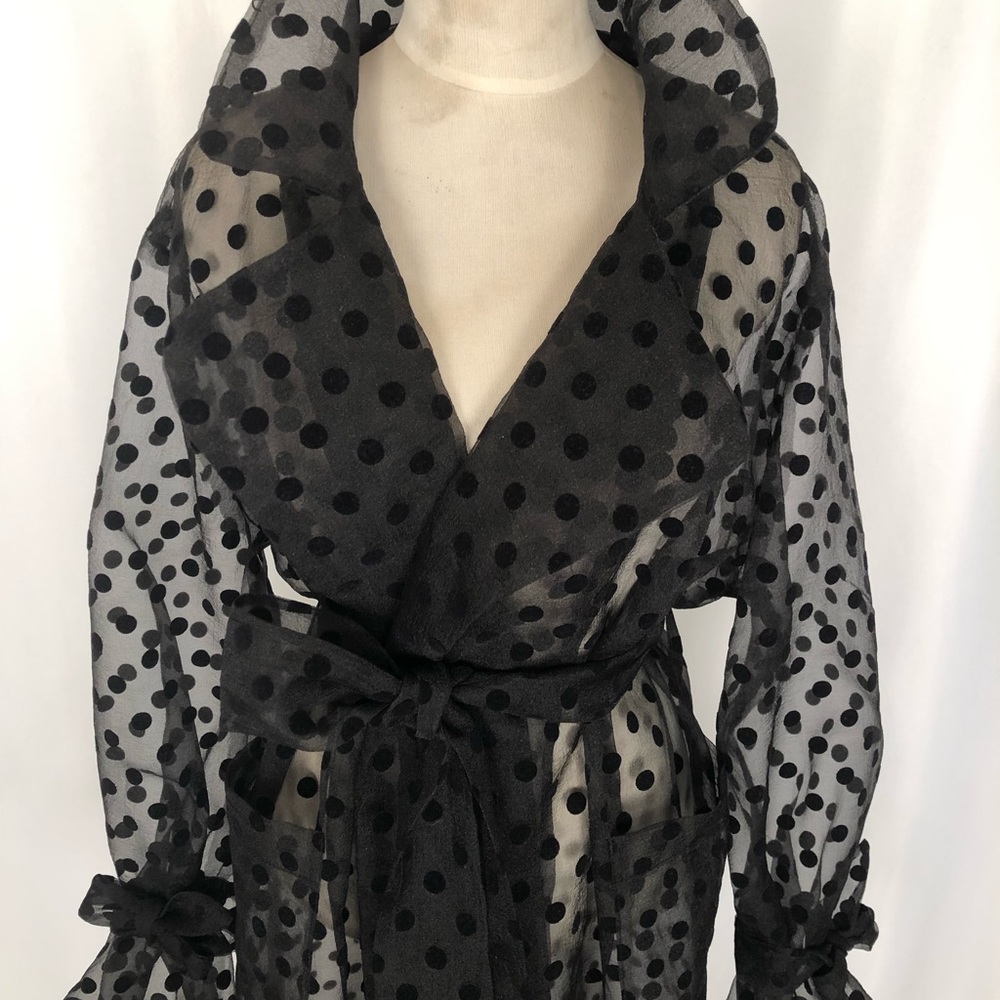 New Handmade Woman’s black Trench Coat